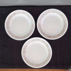 Corelle Woodland Small Plates - Set of 3 - Vintage